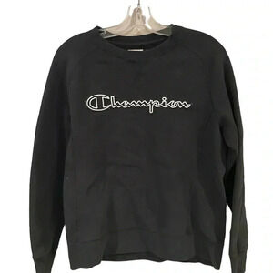 Champion Pullover Sweater Black Size  Small